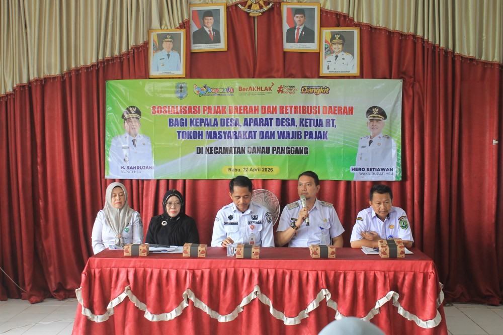 Sosialisasi Pajak dan Retribusi Daerah Digelar di Kecamatan Danau Panggang