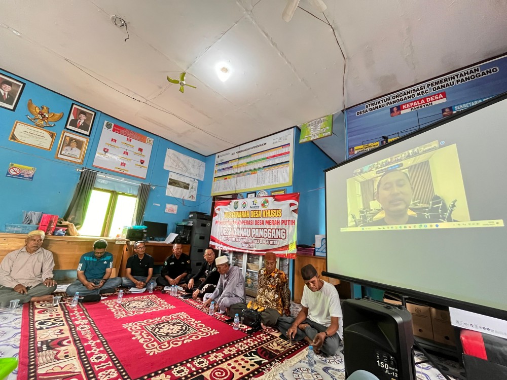 MUSDESUS PEMBENTUKAN KOPERASI DESA MERAH PUTIH DESA DANAU PANGGANG