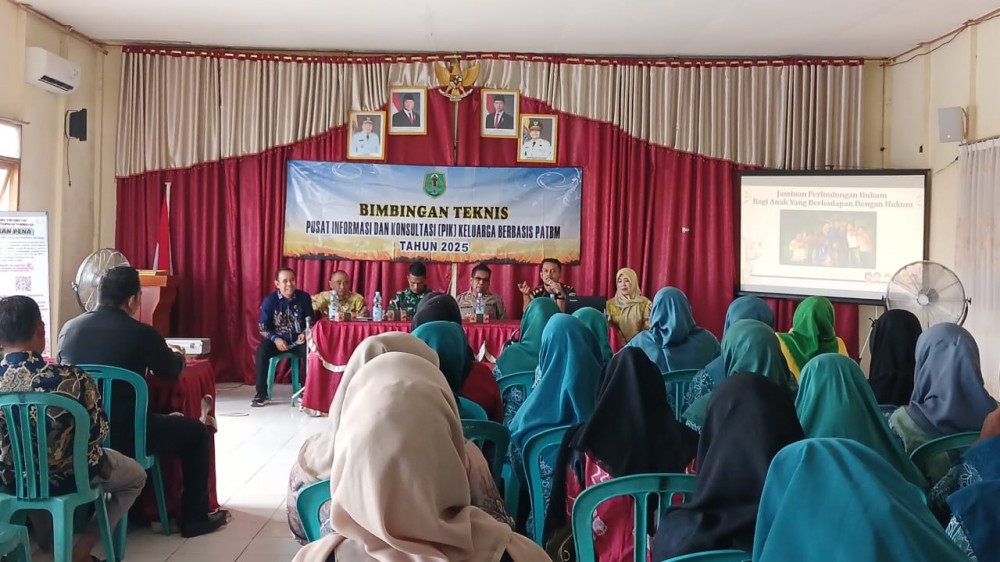 BIMBINGAN TEKNIS PIK K BERBASIS PATBM DI KECAMATAN DANAU PANGGANG