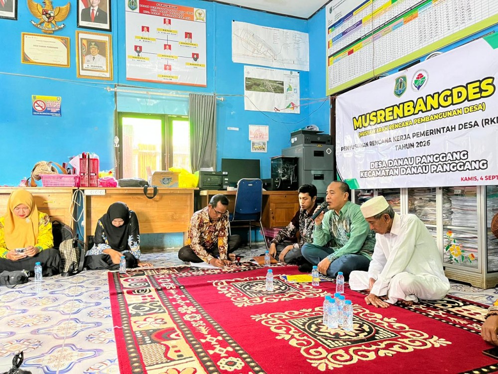 Musrembangdes Rencana Pembangunan dan Penyusunan RKPDes Tahun Anggaran 2026 Desa Danau Panggang