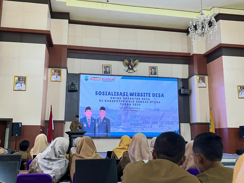 Pelatihan Sosialisasi Website Desa 