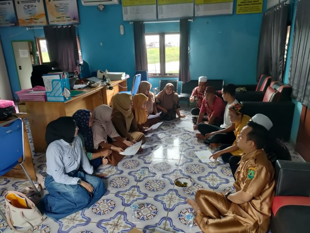 Aparat Desa, BPD & RT Desa Danau Panggang Verifikasi Data BLTS KESRA