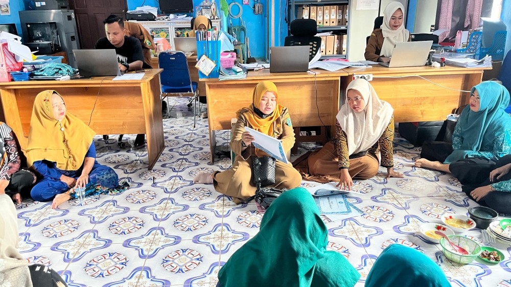 PENGINPUTAN PELAPORAN TAHUNAN DATA PKK DESA DANAU PANGGANG