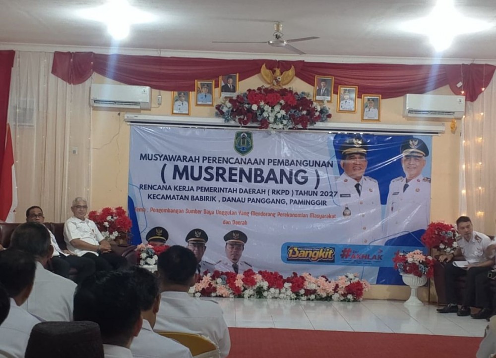 Musrenbang RKPD Tahun 2027 Tingkat Kecamatan Babirik, Danau Panggang, dan Paminggir Fokuskan Pengembangan Sumber Daya Unggulan Daerah