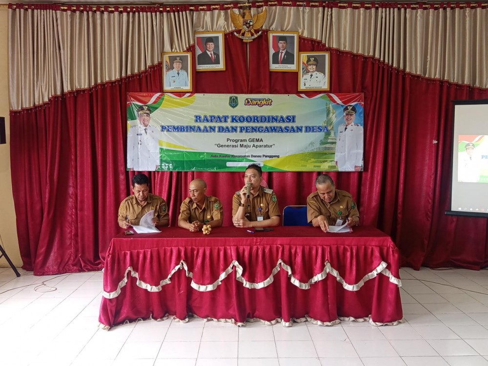 Rapat Koordinasi Pembinaan dan Pengawasan Desa Digelar di Kecamatan Danau Panggang