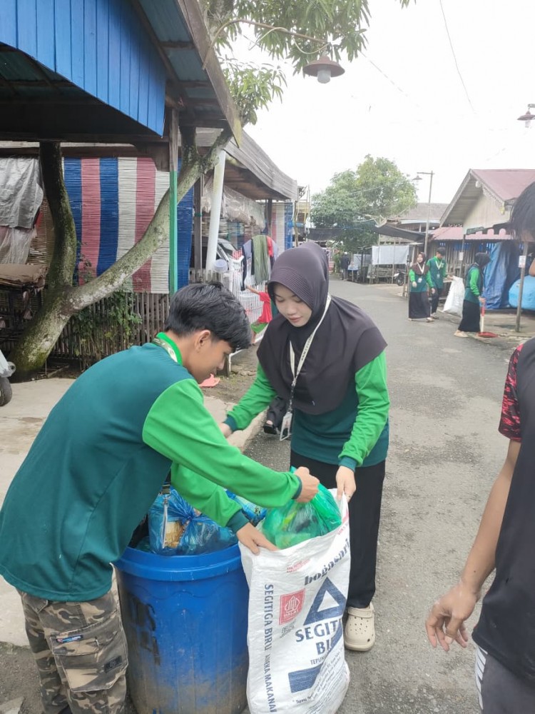 Gotong Royong Bersih Desa, Pemerintah Desa Danau Panggang Bersama KKN STAI RAKHA Amuntai Posko 9