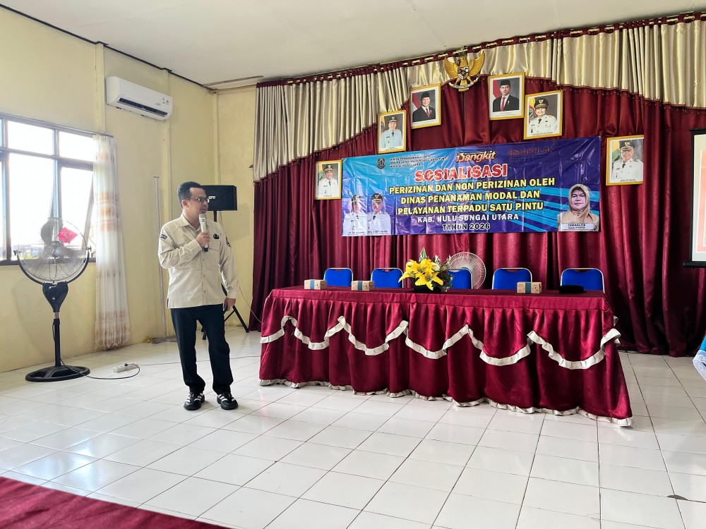 SOSIALISASI PERIZINAN DAN NON PERIZINAN DI KECAMATAN DANAU PANGGANG