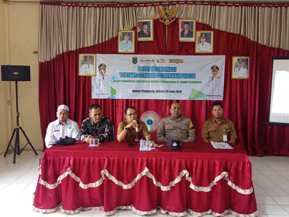 Rapat Koordinasi Standar Pelayanan Publik di Kecamatan Danau Panggang