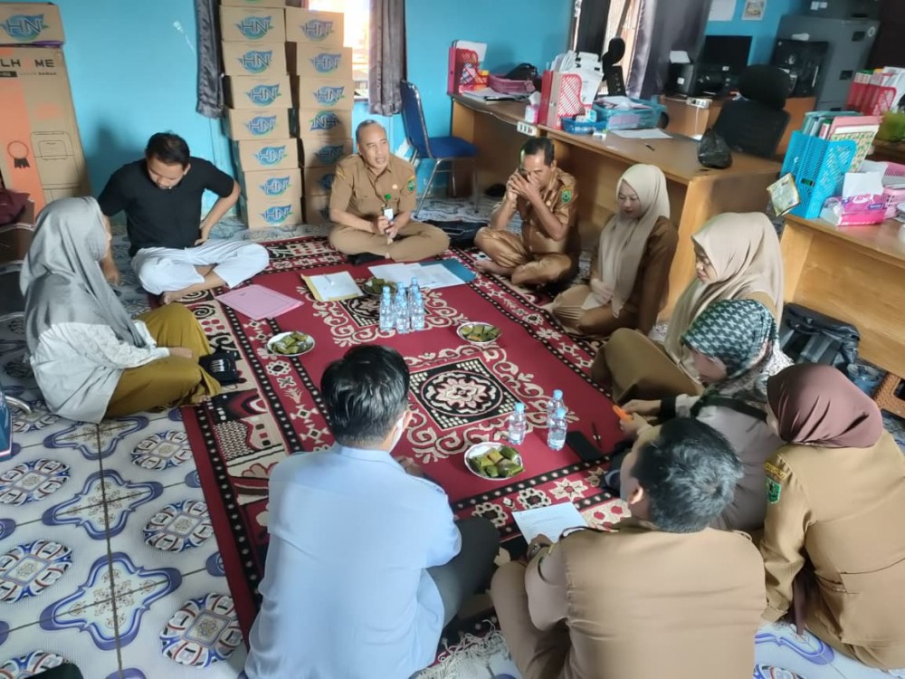 Kecamatan Danau Panggang Laksanakan Monitoring dan Evaluasi Pengelolaan BUMDes Triwulan II Tahun 2026