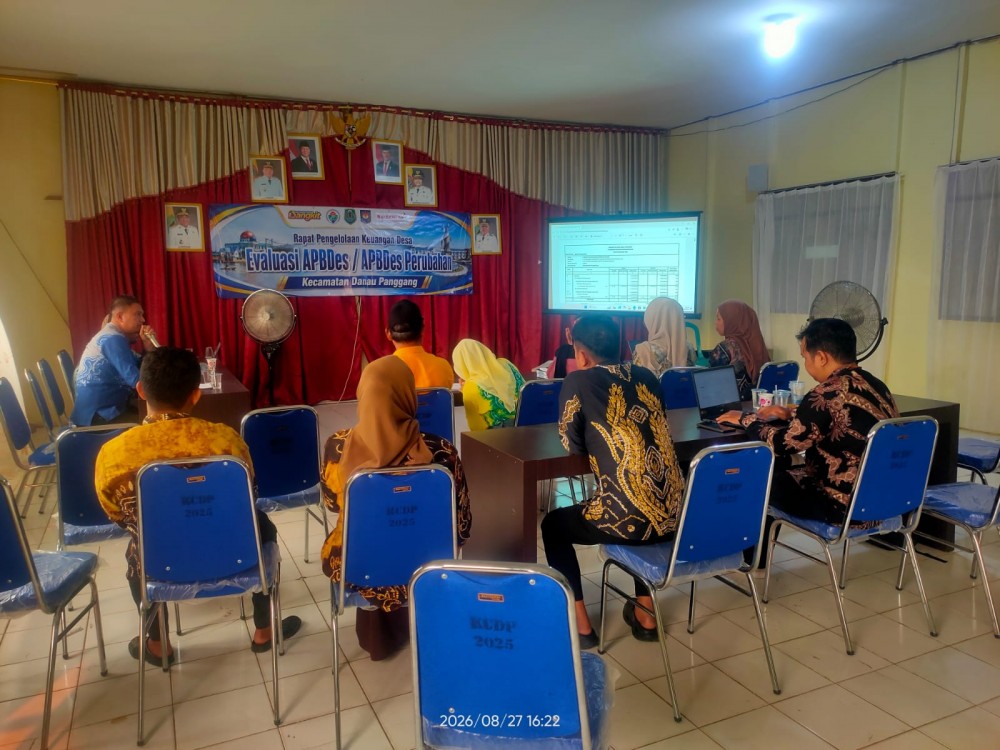 Evaluasi APBDes Perubahan Desa Danau Panggang